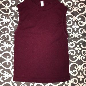 Vintage 1 size spandex tank blood 🩸 red by a.a.